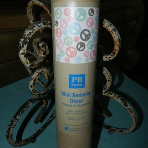 Pottery Barn Teen Mini Berkeley Peace Sign Decal